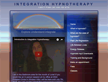 Tablet Screenshot of integrationhypnotherapy.com